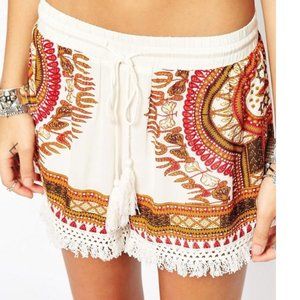 SOLD ✅ Band of Gypsies Dashiki Shorts